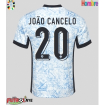 Camiseta Portugal Joao Cancelo #20 Visitante Equipación Eurocopa 2024 manga corta